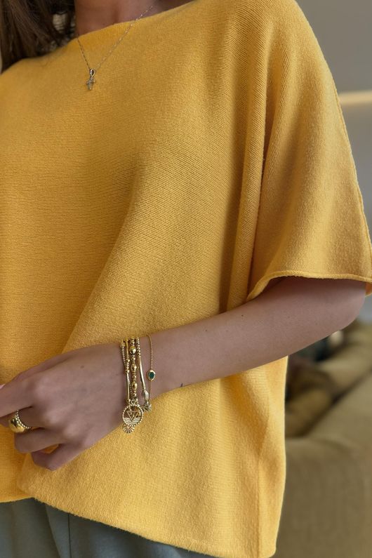 Conrad Layer Knit Mango